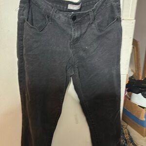 Faded black jeans